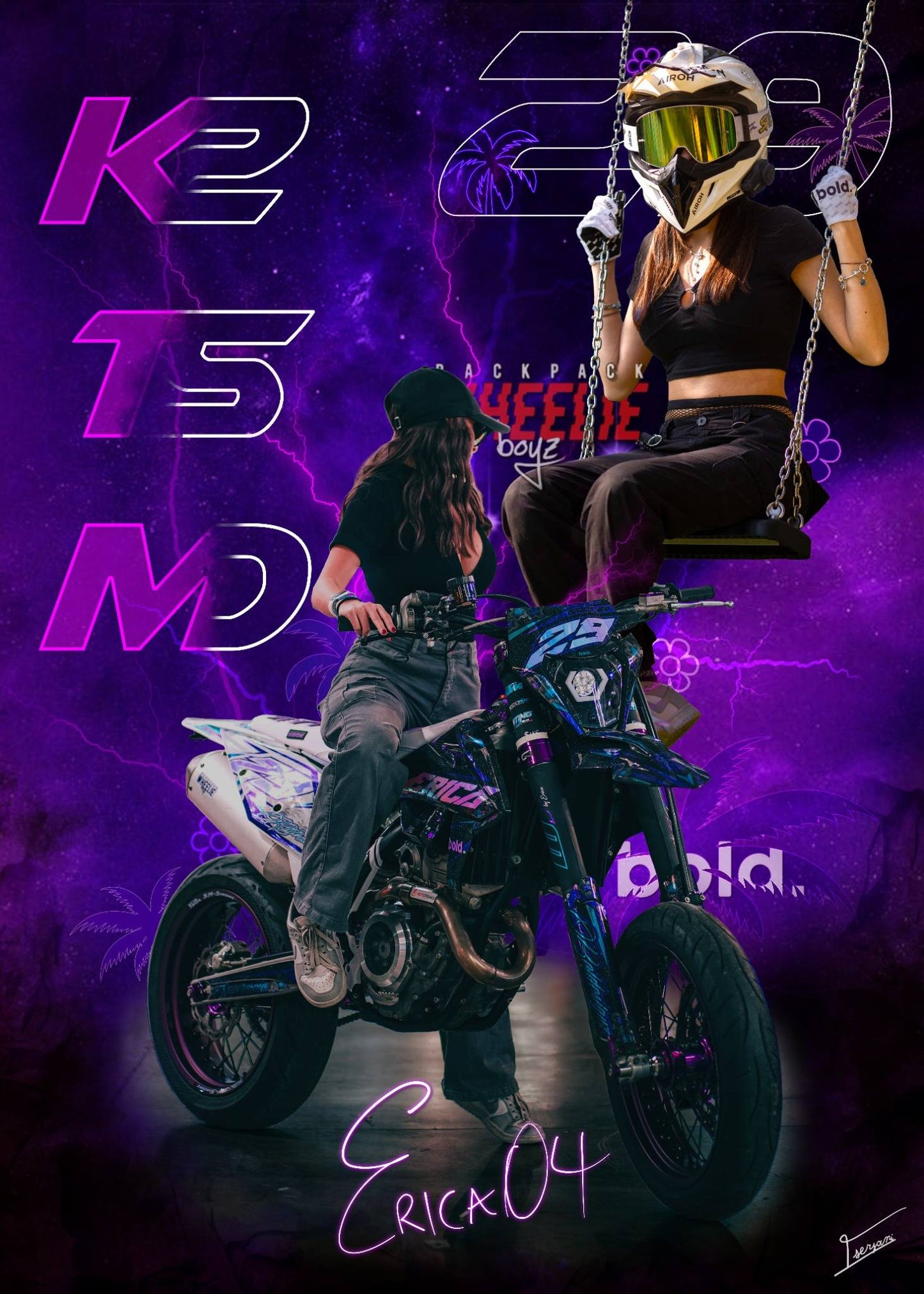 KTM 250 - Design personalizzato per Erica04 (non replicabile)